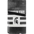 Michigan State University Black and White Stripes PS5 Pro Disk Bundle  Skin